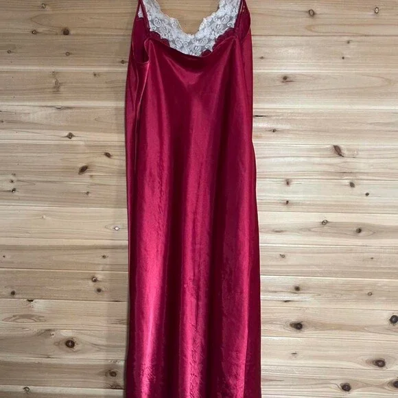 Red Lace Slip Dress With A 68 A - Picture 5 of 5